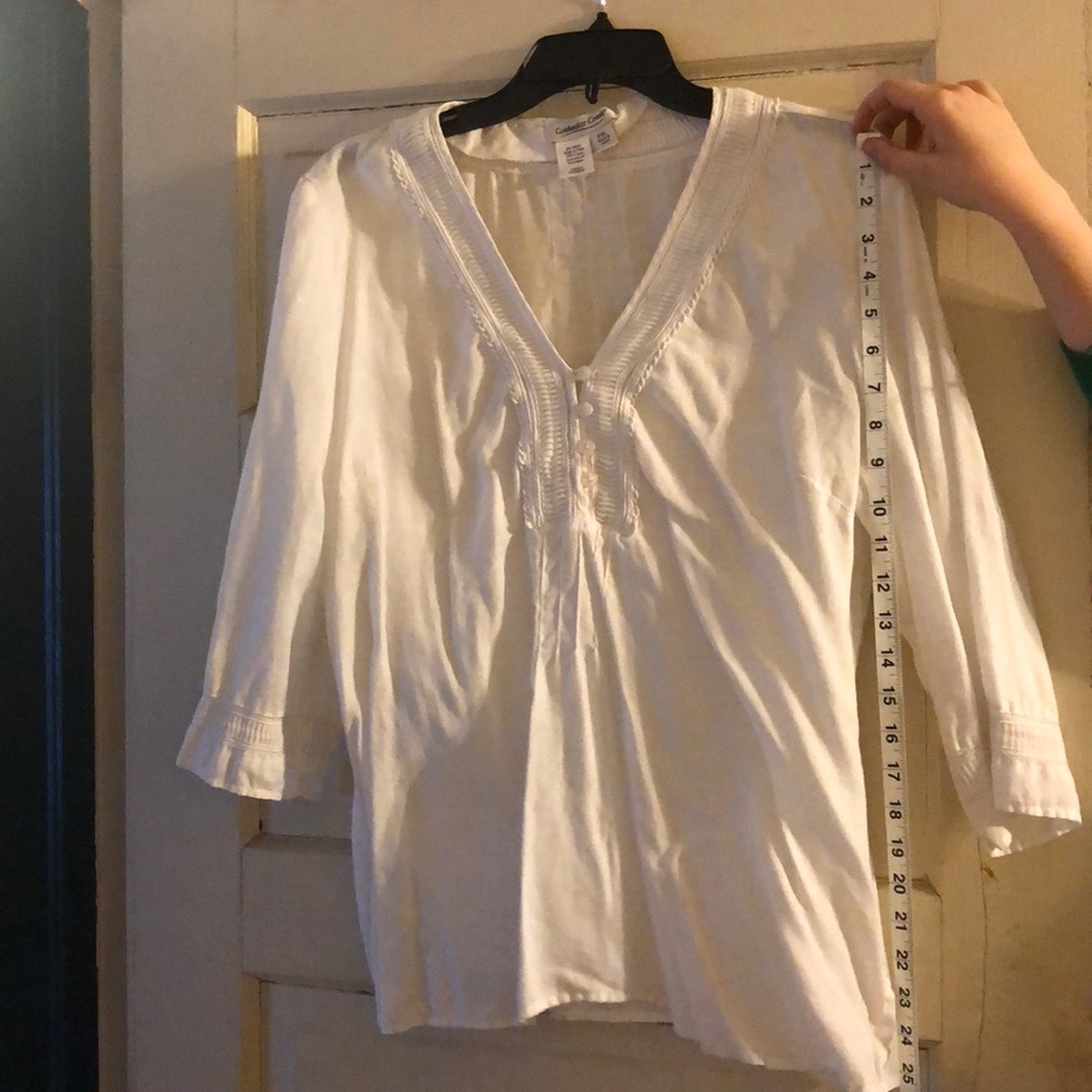 Coldwater Creek linen top